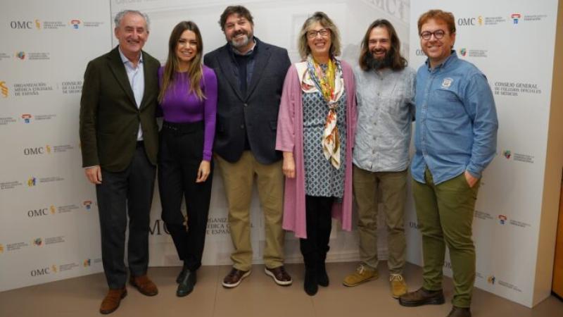 De izq. a der.: Tomás Cobo, Sonia Agudo, José María Ruiz, Rosa Arroyo, Iñaki Alegría y Ortzi Balda